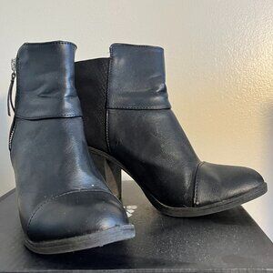 Black Heeled Ankle Boots